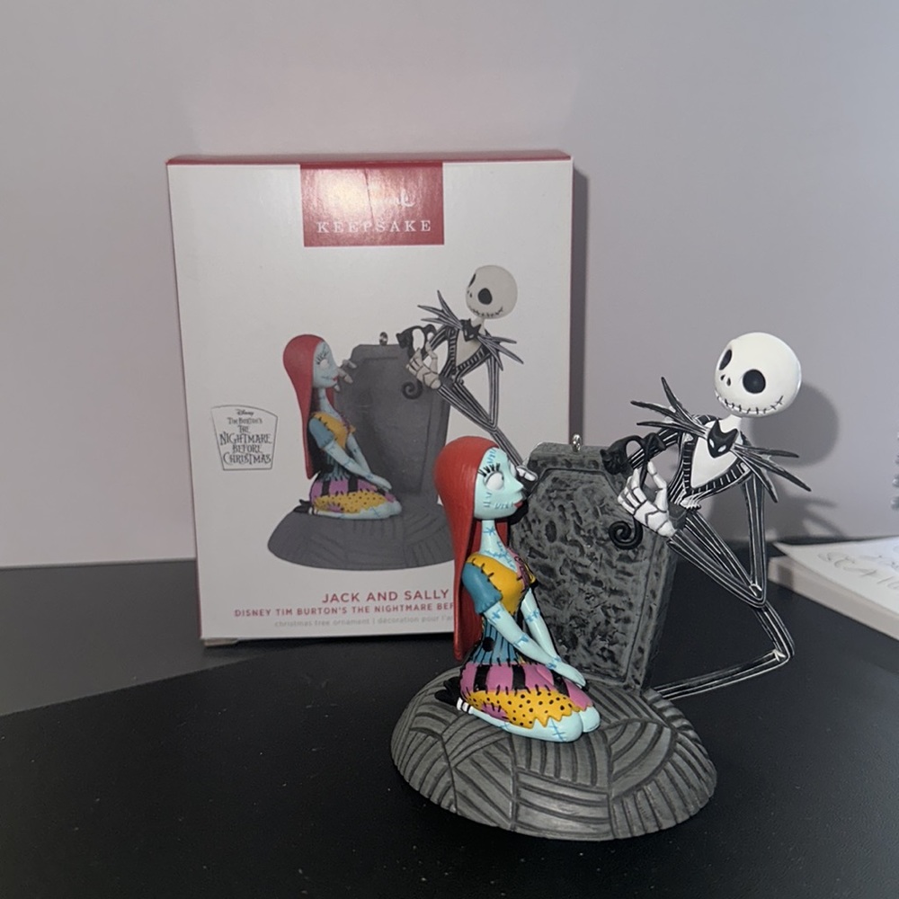 Disneys The Nightmare Before Christmas Jack and Sally Ornament 2022